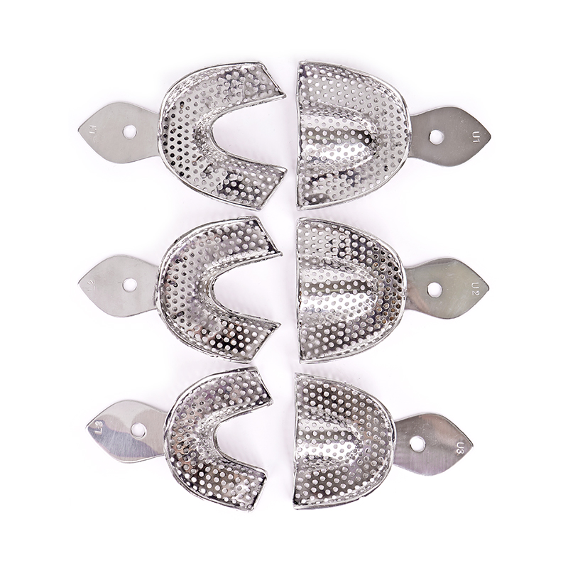 Teeth Whitening Tray - Plateau d'empreinte dentaire en acier inoxydable,