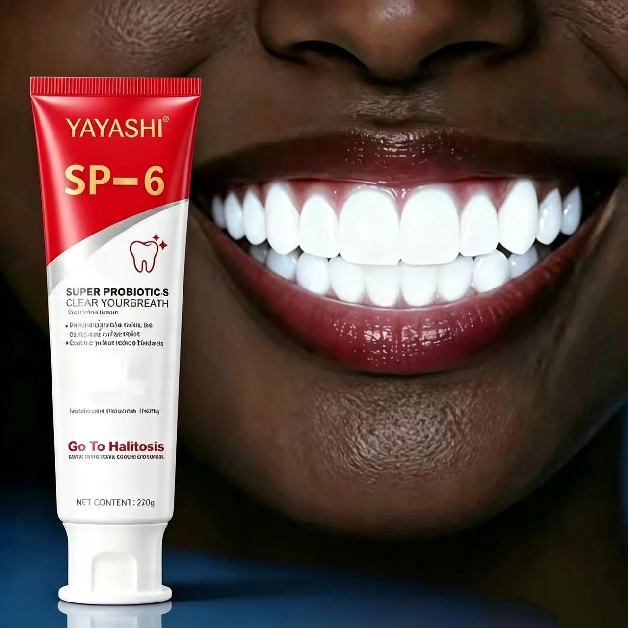 Teeth Whitening Best - Dentifrice Probiotique Sp-6 Menthe Éclaircissante Haleine