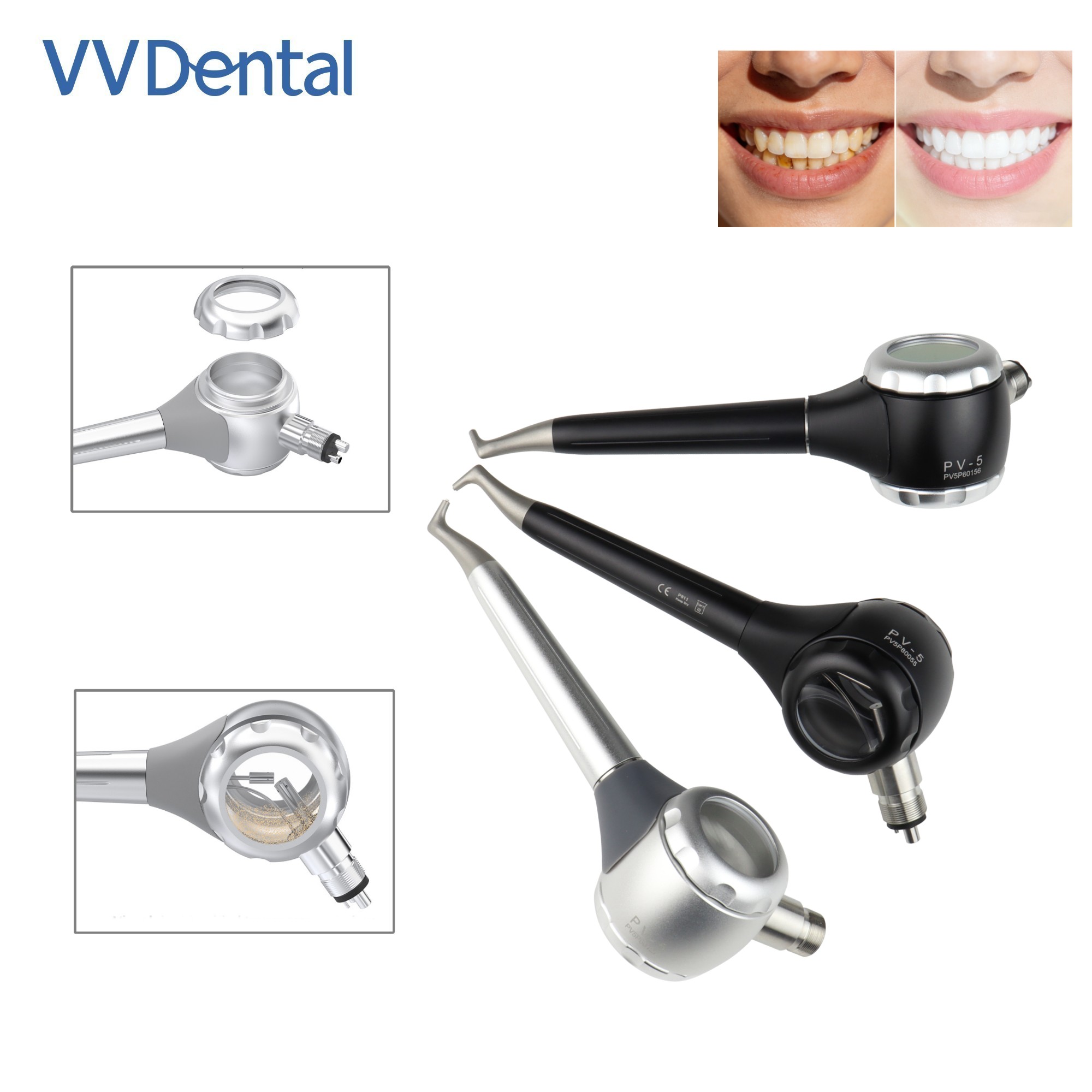 Teeth Whitening Dental - Pistolet de sablage dentaire VV à