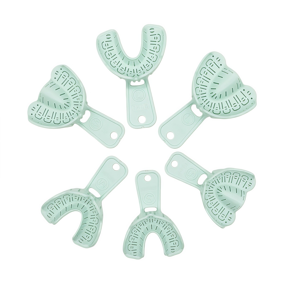 Teeth Whitening Tray - 6 pièces de plateaux d'empreinte dentaire