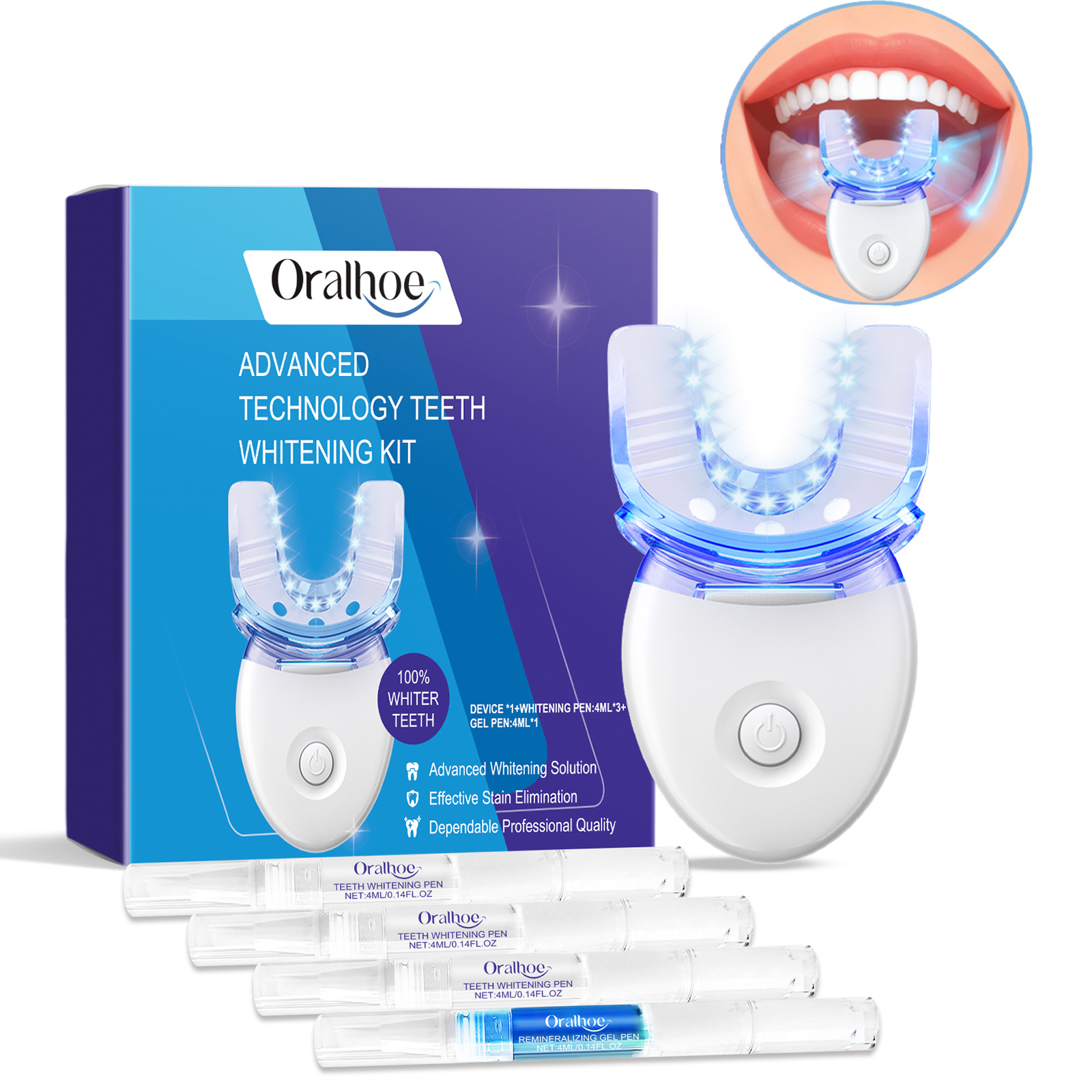 Teeth Whitening Ulta - Kit professionnel de lumière LED de