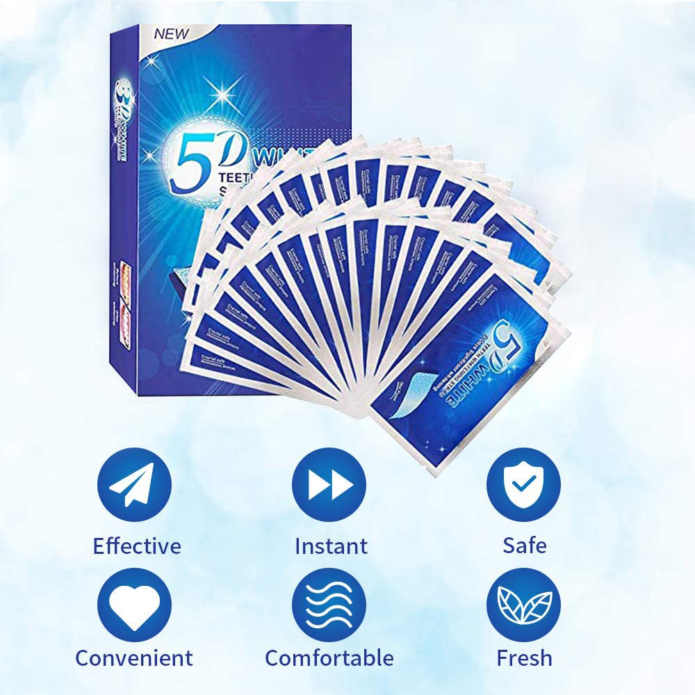 Bandelettes blanchissantes 5D  - Teeth Whitening Ulta avis et prix