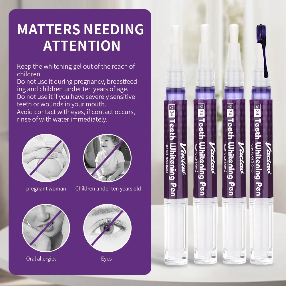 Vaclav V34 stylo gel de blanch - Teeth Whitening Ulta avis et prix