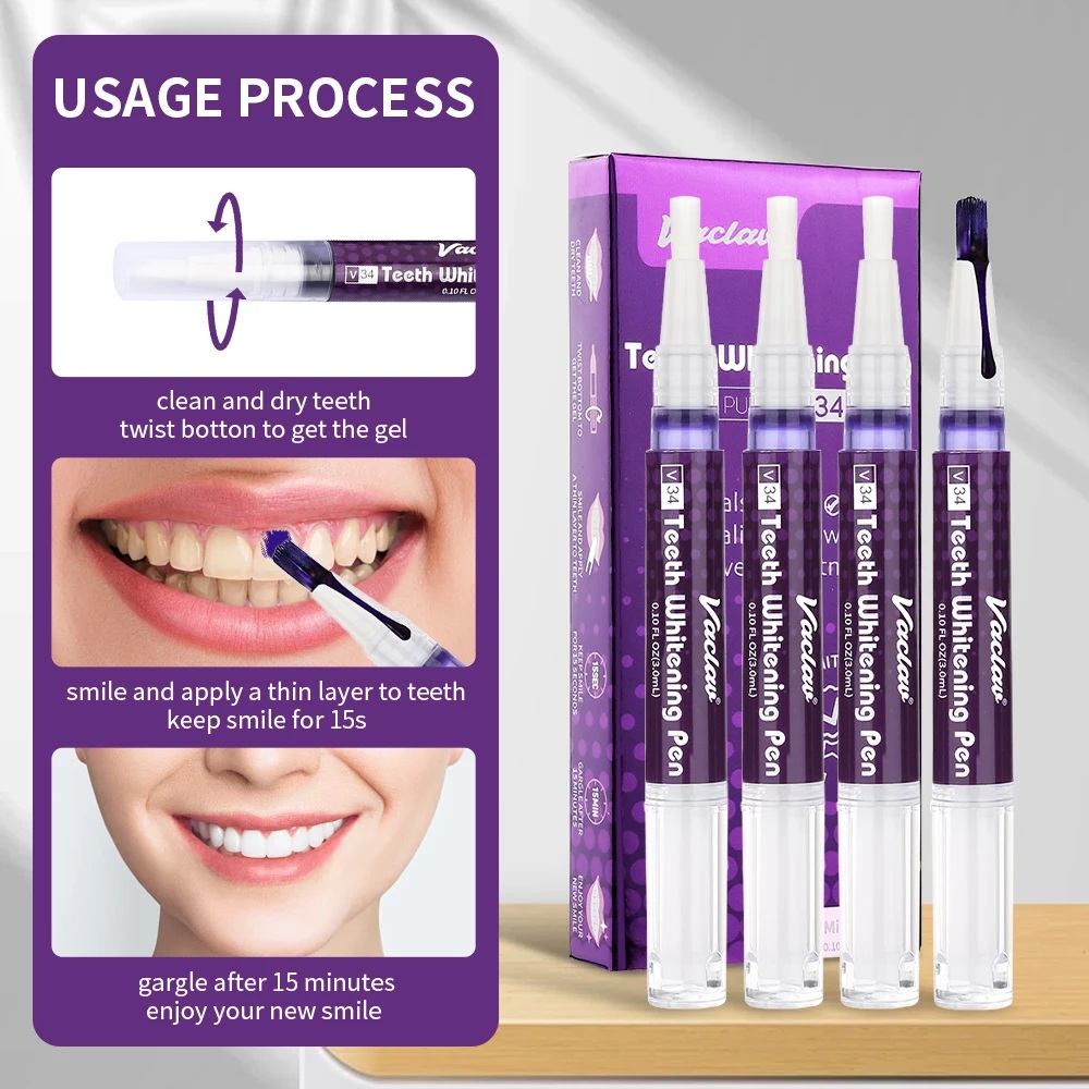 Vaclav V34 stylo gel de blanch - Teeth Whitening Ulta avis et prix